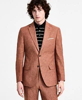 Tommy Hilfiger Mens Modern Fit Rust Suit Separates