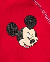 Disney Baby Boy 4-Pc. Mickey Rash Guard Shirts, Swim Trunks, Hat & Hooded Coverup Set