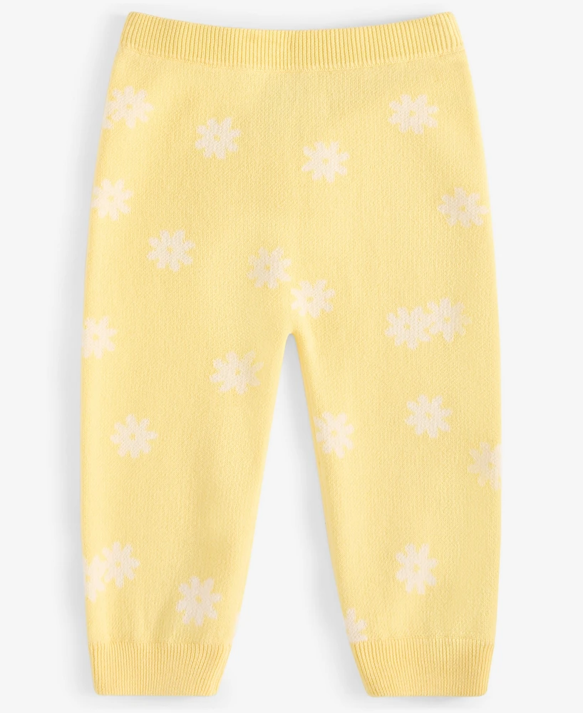 First Impressions Baby Cotton Sunflower Pants, Exclusively at Macy's