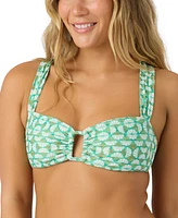 O'Neill Juniors' Shell Abstract Burleigh Bikini Top