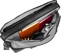 Boarding Pass The Gotham 18un Pebble Grain Genuine Leather Briefcase