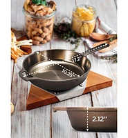 Black+Decker Black+Decker 10.25" Cast Iron Skillet, Pre-Seasoned Frying Pan with Bronze Finish, Polished Interior, Cast Iron Pan Works on All Cooktops