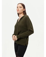 Gobi Cashmere Women's Cashmere Zip-Up Hoodie