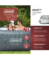 Bestway Coleman SaluSpa 4 Person Inflatable Outdoor Hot Tub Spa & Intex Maintenance Kit