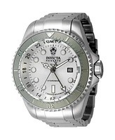 Invicta Men's 45473 Hydromax Quartz 3 Hand Silver Dial Watch