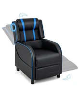 Gouun Pu Leather Massage Gaming Recliner Chair with Side Pockets