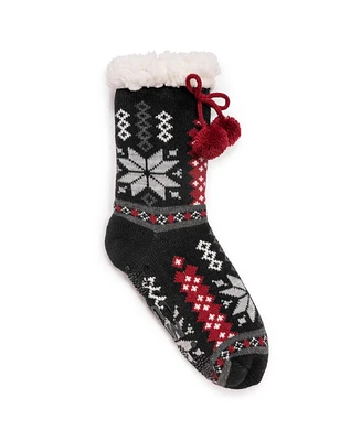 Muk Luks Women's Tall Cabin Socks