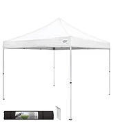 Caravan Canopy M Series Pro 2 10 x 10 ft Straight Leg Pop-Up Canopy Tent, White