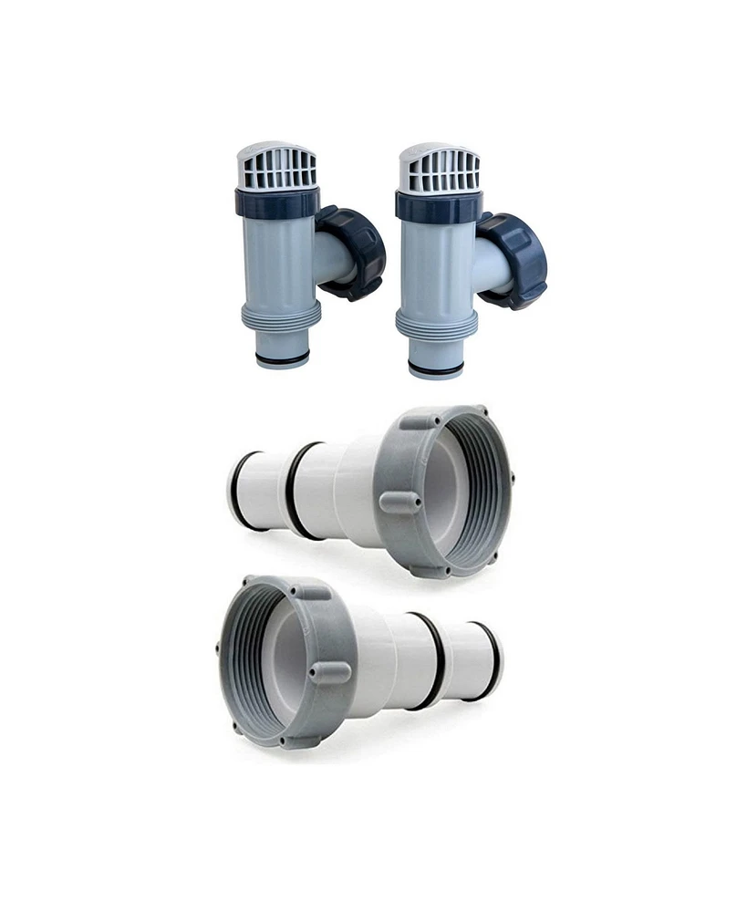 Intex Above Ground Plunger Valves and Replacement Hose Adapter A Maintenance Set