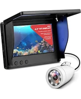 Pyle Digital Marine Camera & Monitor System, 4.3'' Lcd, 1000TVL, White