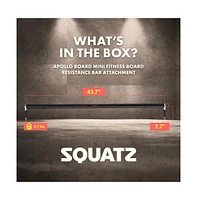 Squatz Apollo Resistance Bar for Mini Fitness Boards and Strength Training