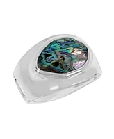 Robert Lee Morris Soho Faux Stone Abalone Gem Bangle Bracelet