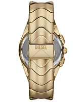 Diesel Men's Mercurial Quartz Chronograph Gold Stainless Steel Watch, 45mm