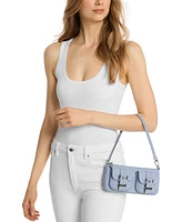 Michael Kors Zoe Small Denim Convertible Shoulder Bag