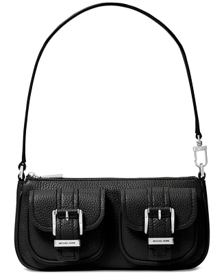 Michael Kors Zoe Small Leather Convertible Shoulder Bag