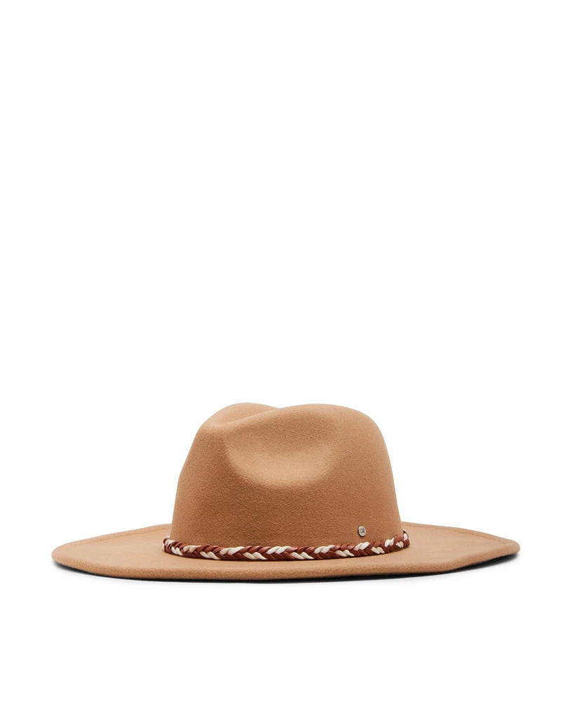 Steve Madden Braided Trim Western Fedora