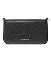 Michael Kors Bryant Small Leather Convertible Crossbody Pouchette