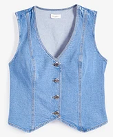 On 34th Women's Denim Vest, Exclusively at Macy's