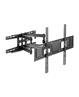 Rhino Brackets Full Motion Tv Wall Mount for 37-80 Inch Screens, Dual Arm