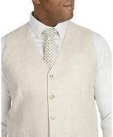 Johnny Bigg Big & Tall Jude Linen Waistcoat