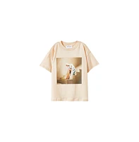 Cotton On Girls Little/Big License Drop Shoulder Short Sleeve Tee