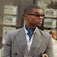 Burano - Silk Ascot Cravat Tie for Men