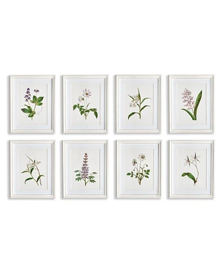 Flowers In Bloom Petite Prints, Set Of 8