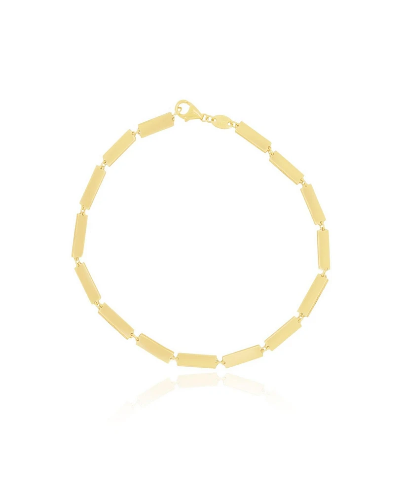 The Lovery Gold Bar Bracelet 14K Gold