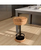Slickblue Swivel Counter Bar Stool – Adjustable Height and Stylish Design for Kitchen & Home Bar