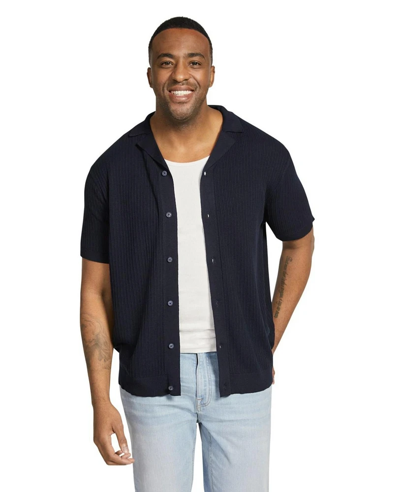 Johnny Bigg Men's Riviera Relaxed Fit Knit Shirt