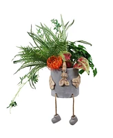 Tate the Turkey Planter Statue - Indoor/Outdoor Decorative Figurine - 8.5"