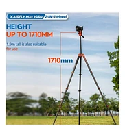 FotoPro X-Airfly Max Video tripod (Orange