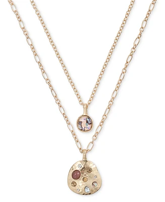 Style & Co Beaded Pendant Multi-Row Necklace, Exclusively at Macy's