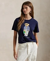 Polo Ralph Lauren Women's Bear Cotton Jersey Tee