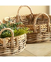 Sonoma Low Baskets, Set Of 2