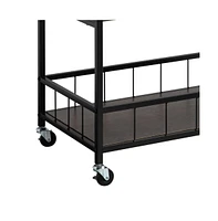 Slickblue Modern Kitchen Bar Cart for Stylish Home Storage and Entertaining