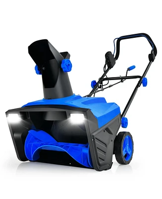 Mecale 20 Inch 120V 15Amp Electric Snow Thrower with 180° Rotatable Chute