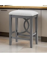 Slickblue Counter Height Stool Set of 2 for Stylish Kitchen or Bar Seating