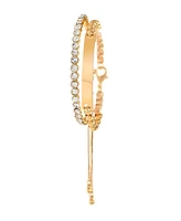 Jessica Carlyle Women's Gold-Tone Metal Alloy Analog Watch, 33mm