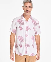 Club Room Men's Barley Palm Shirt, Exclusively at Macy's