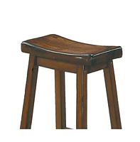 Slickblue Counter Stool with Saddle Seat Comfortable and Stylish Seating for Kitchen & Bar