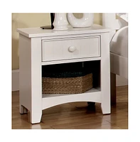 Slickblue Omnus Wooden Nightstand with Stylish Design and Storage