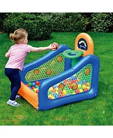 Sugift Kids Play Center Ball Pit Inflatable for Indoor and Outdoor