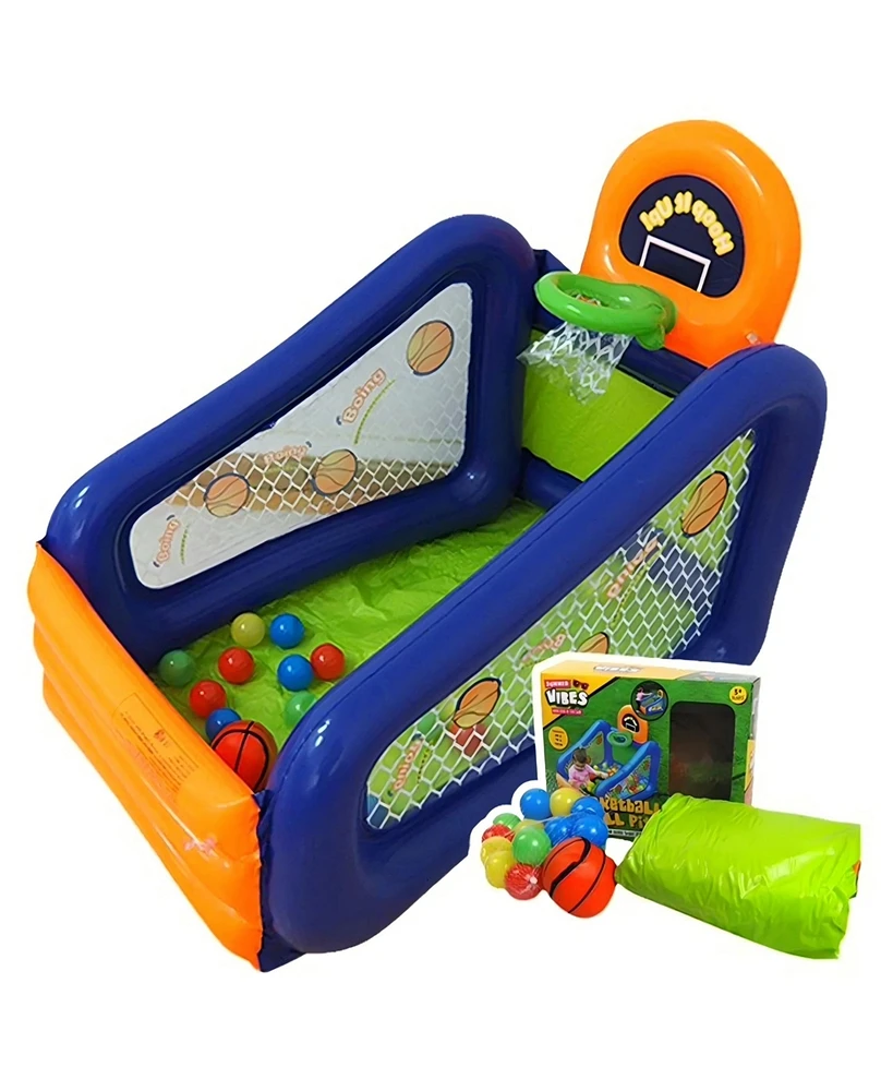 Sugift Kids Play Center Ball Pit Inflatable for Indoor and Outdoor