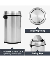 gaomon 17 Gallon Large Capacity Kitchen Trash Can