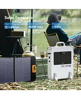 Mondawe 300W Portable Power Station 299.5Wh Solar Generator with Ac Outlet