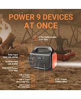 Mondawe 300W Portable Power Station 299.5Wh Solar Generator with Ac Outlet