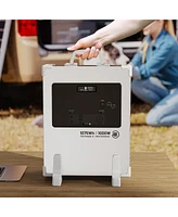 Mondawe 1000W Portable Power Station with Ups Function 1075Wh LiFePO4 Battery Backup 2.7H FastCharge