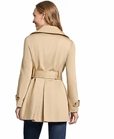 Jones New York Women's Trench Double Breasted Collared Coat