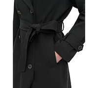 Dkny Women's Belted Double-Breasted Trench Coat